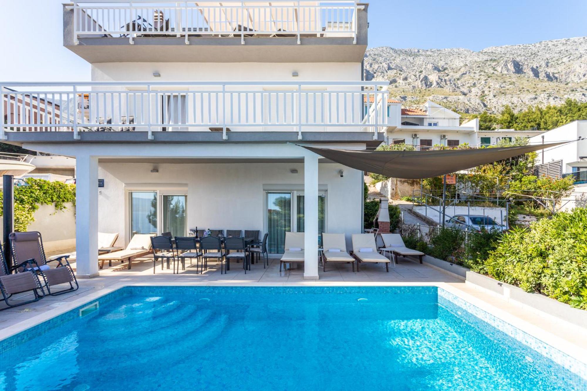 Magnificent Villa With Pool, Hot Tub, Sea View, Sauna Міміце Екстер'єр фото